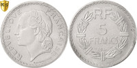 France 5 Francs Coin, Lavrillier, Paris, PCGS, MS63, Aluminum -