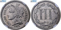 United States 3 Cents Philadelphia, Proof, Copper-nickel, NGC -