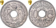 France 10 Centimes Lindauer, Paris, Copper-nickel, PCGS -
