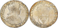 France 1/2 Ecu Coin, Louis XIV, 1/2 Écu à la mèche longue, Bayonne -