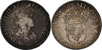 France Ecu Coin, Louis XIV, Écu au buste juvénile, Bayonne -
