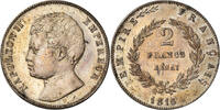 France 2 Francs Napoleon II, Paris, Overstruck Essai, Silver, PCGS -