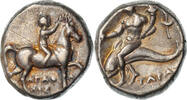 Stater Coin, Calabria, Taras, Tarentum, Silver, HN -