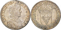 France Ecu Coin, Louis XIV, Écu à la mèche longue, Paris -