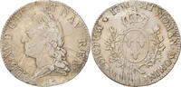 France Ecu Coin, Louis XV, Écu à la vieille tête, Lyon -