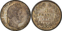France 5 Francs Coin, Louis-Philippe, La Rochelle, Silver -