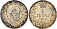 Serbia Dinar Coin, Peter I, Paris, Silver, KM:25.3 -