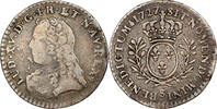 France 6 Sols, 1/20 ECU Coin, Louis XV, 1/20 Écu aux branches d'olivier (6 sols), 6 Sols, 1/20 -