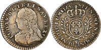 France 6 Sols, 1/20 ECU Coin, Louis XV, 1/20 Écu aux branches d'olivier (6 sols), 6 Sols, 1/20 -