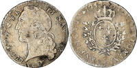 France 6 Sols, 1/20 ECU Coin, Louis XV, 1/20 Écu au bandeau (6 sols) -