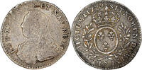 France 1/10 Écu aux branches d'olivier Coin, Louis XV, Reims -
