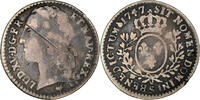 France 1/10 Écu au bandeau Coin, Louis XV, Reims, Silver -