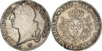 France Ecu Coin, Louis XV, Écu au bandeau, Tours, Silver -