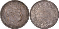 France 5 Francs Coin, Louis-Philippe, Strasbourg, Silver -