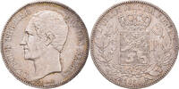 Belgium 5 Francs, 5 Frank Coin, Leopold I, Silver, KM:17 -