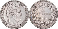 France 5 Francs Coin, Louis-Philippe, Rouen, Silver -