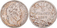 France 5 Francs Coin, Louis-Philippe, Rouen, Silver -