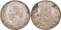 France 5 Francs Coin, Charles X, Paris, Silver, KM:728.1 -