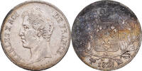 France 5 Francs Coin, Charles X, Marseille, Silver -