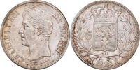 France 5 Francs Coin, Charles X, Bordeaux, Silver, KM:728.7 -