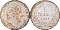 France 5 Francs Coin, Louis-Philippe, Strasbourg, Silver -