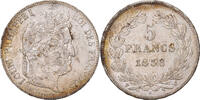 France 5 Francs Coin, Louis-Philippe, Lille, Silver -