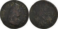 France Liard Coin, Louis XIV, Liard de France au buste âgé, troisième type -
