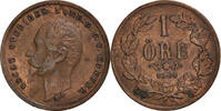 Sweden Ore Coin, Oscar I, Bronze, KM:687 -