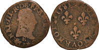 France Double Tournois 1581 Tours Coin, Henri III, Tours, Copper SGE+ 38.66 US$  +  29.33 US$ shipping