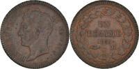 Monaco Decime Coin, Honore V, Copper, KM:97.1 -