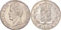 France 5 Francs Coin, Charles X, Rouen, Silver, KM:728.2 -