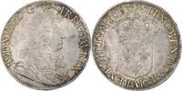 1/2 Écu au Jabot 1683 Paris Frankreich Louis XIV, Paris, Silber, SS+, Gadoury:180 SS+