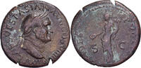 Dupondius 77-78 Lugdunum  Vespasian, Lyon - Lugdunum, Bronze, S+, RIC:1210 S+