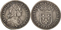 France 1/12 ECU, 10 Sols Coin, Louis XIV, 1/12 Écu à la mèche courte -