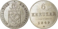 Austria 6 Kreuzer Franz Joseph I, Vienne, Silver, KM:2200 -