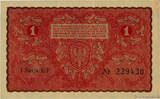 POLAND 1 Marka 1919 VF