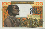 WEST AFRICAN STATES 100 Francs 1965 XF