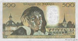 FRANCE 500 Francs PASCAL 1987 UNC-