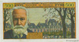 FRANCE 5 NF sur 500 Francs Victor HUGO 1959 VF+