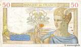 FRANCE 50 Francs CÉRÈS 1937 F