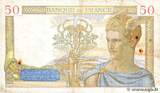 FRANCE 50 Francs CÉRÈS modifié 1939 F