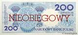 POLAND 200 Zlotych 1990 UNC