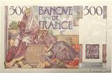 FRANCE 500 Francs CHATEAUBRIAND 1945 AU-