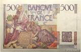 FRANCE 500 Francs CHATEAUBRIAND 1945 AU