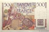 FRANCE 500 Francs CHATEAUBRIAND 1945 XF+