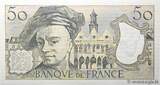 FRANCE 50 Francs QUENTIN DE LA TOUR 1985 UNC