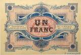 ALGERIA 1 Franc Annulé 1916 UNC-