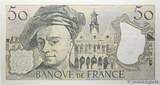 FRANCE 50 Francs QUENTIN DE LA TOUR 1988 UNC