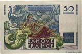 FRANCE 50 Francs LE VERRIER 1946 XF