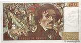 FRANCE 100 Francs DELACROIX 1978 VF+